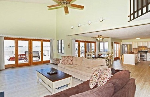 Beach Haven West Maison | Belle Bay Front Home près de LBI Jersey Shore avec un quai privé