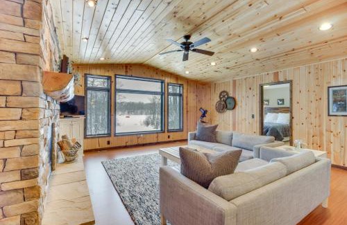 Crosslake Maison | Beautiful Breezy Point Home with Beach and Dock!