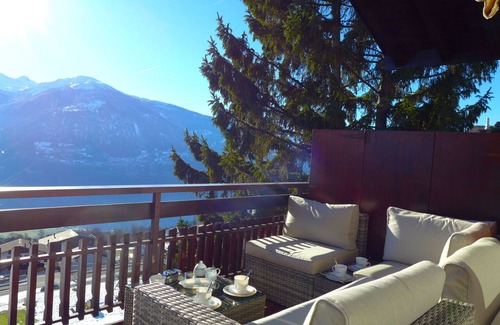 Chermignon Appartement | Confortable appartement pour 5 personnes avec WIFI, TV, balcon et parking