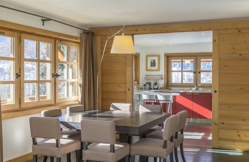 Megeve Chalet De Ski | CHALET SUR LES PISTES - LE CARIBOU - MEGEVE (SECTEUR TELECABINE ROCHEBRUNE)