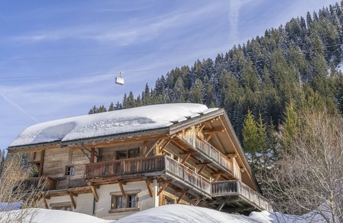 Megeve Chalet De Ski | CHALET SUR LES PISTES - LE CARIBOU - MEGEVE (SECTEUR TELECABINE ROCHEBRUNE)