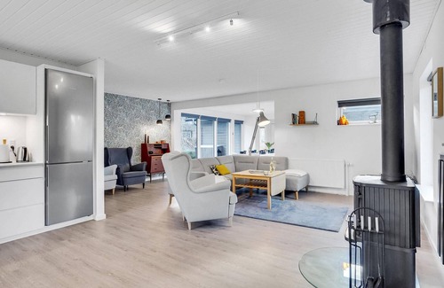 Farvang Maison | Belle maison à Fårvang avec sauna