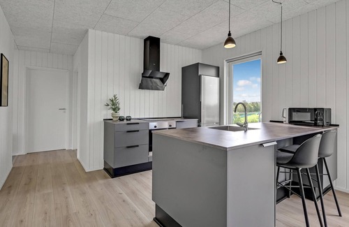 Hjarbæk Maison | Belle maison à Løgstrup avec cuisine