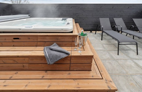 Hasmark Strand Maison | Belle maison à Otterup avec sauna