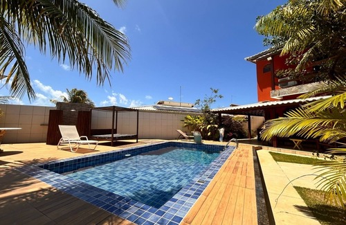 Barra do Jacuipe Maison | Beautiful house with 4 suites, swimming pool, complete gourmet space, 24-hour gated community