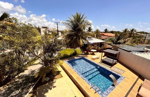 Barra do Jacuipe Maison | Beautiful house with 4 suites, swimming pool, complete gourmet space, 24-hour gated community