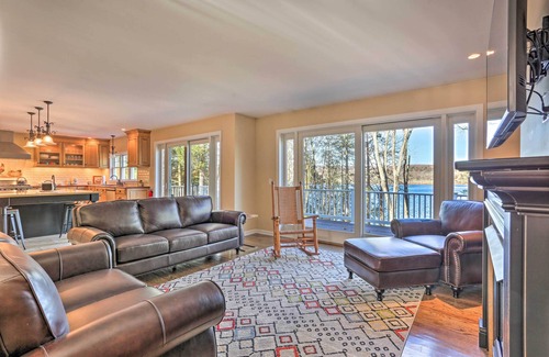 Swartswood Maison | Beautiful Lakefront Retreat w/ Deck & Views!