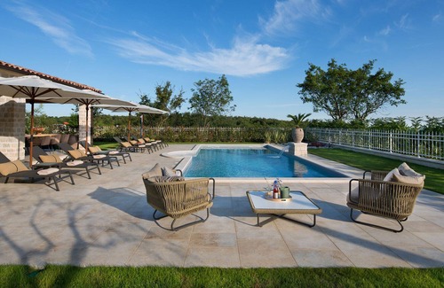 Korenici Villa | Belle villa de luxe avec des sports privés et ECO resort, Istrie, Croatie