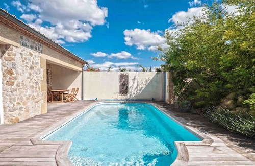 Durban-Corbieres Maison | Belle villa moderne, jardins, terrasses et piscine