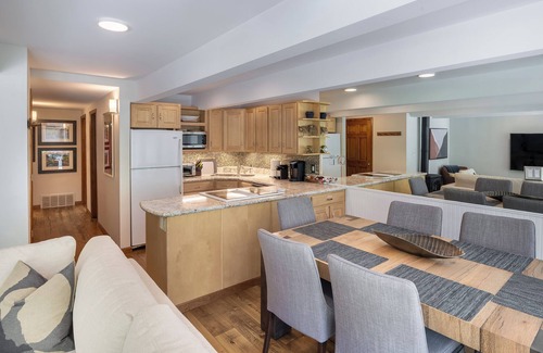 Aspen Copropriété | Beautiful mountain view condo steps to gondola/grocery store/shops/restaurants