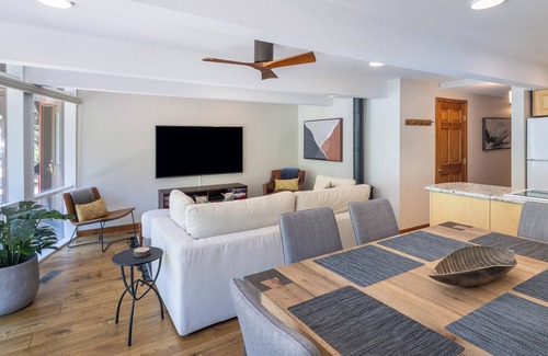 Aspen Copropriété | Beautiful mountain view condo steps to gondola/grocery store/shops/restaurants