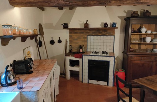 Balagueres Maison | Belle maison ancienne avec grande terrasse et vue sur les Pyrénées Ariégeoise