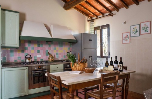 Bucine Villa | Maison de vacances privée avec climatisation, WIFI, piscine privée, TV, patio, vue panoramique