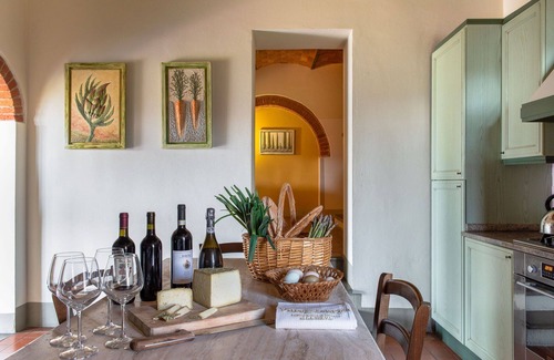 Bucine Villa | Maison de vacances privée avec climatisation, WIFI, piscine privée, TV, patio, vue panoramique