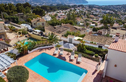 Pinar del Advocat Maison | Maison de vacances privée avec WIFI, climatisation, piscine privée, TV, terrasse, vue panoramique