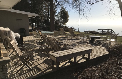 Oostburg Maison | Belle maison rénovée face au front de plage du lac Michigan en milieu rural
