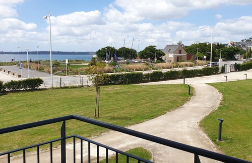 Concarneau Appartement | Bel appartement Vue mer à Concarneau aux Sables blancs, Piscine Commune Chauffée