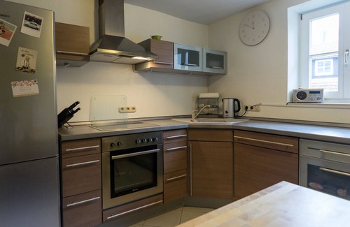 Goslar Appartement | Bel appartement à colombages avec garage et terrasse sur le toit