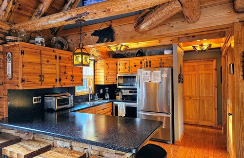 Union Dale Cabine | Belle maison de bois haut de gamme situé à 3 km de Elk Mountain