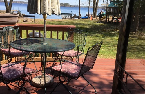 Lake Wissota Cabine | Beautiful views of Lake Wissota @ Hideaway Resort- Cedar 4 cabin