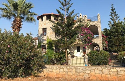 Sarigerme Maison | Belle villa en haut de la colline avec une vue magnifique sur la mer