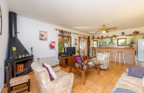 S'alqueria Blanca Villa | Belle villa avec piscine, Wi-Fi, terrasses, jardin et vue magnifique ; Parking disponible