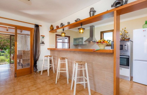 S'alqueria Blanca Villa | Belle villa avec piscine, Wi-Fi, terrasses, jardin et vue magnifique ; Parking disponible