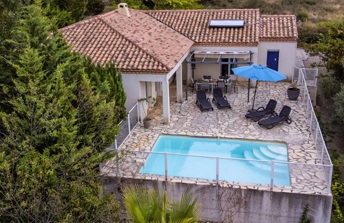 Oupia Villa | Villa magnifiquement située avec piscine privée