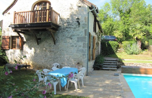 Rueyres Maison | Grange de ferme en pierres 'Quercynoises' superbement rénovée, jardin et piscine
