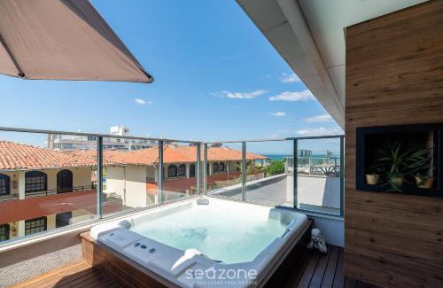 Morro das Pedras Appartement | Lindo Apto Zen Pé na Areia com Jacuzzi em IBC0205