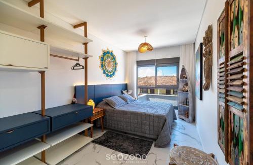 Morro das Pedras Appartement | Lindo Apto Zen Pé na Areia com Jacuzzi em IBC0205