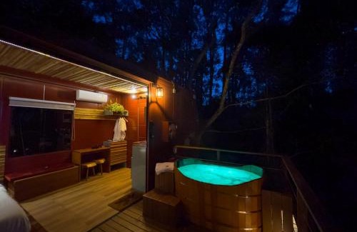 Nova Nazare Cabine | Beija-flor - Deck Tiny House