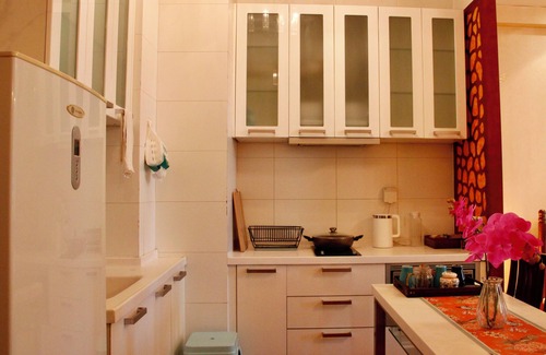 Beijing Central Business District Appartement | Beijing CBD area luxurious four-person room with two queen-size beds