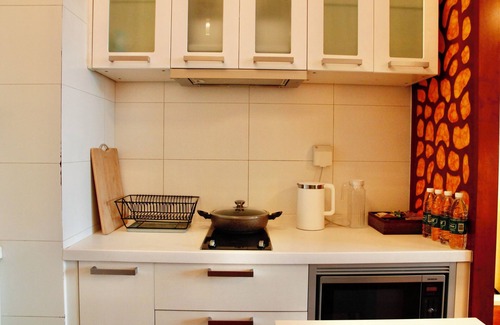 Beijing Central Business District Appartement | Beijing CBD area luxurious four-person room with two queen-size beds