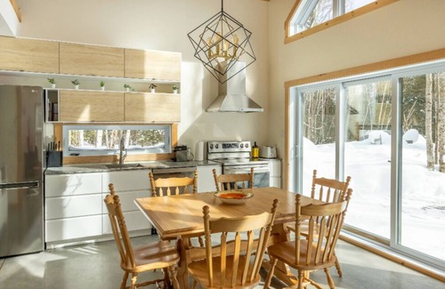 Sainte-Cecile-de-Whitton Chalet De Ski | Le Bekvām - Avec spa et Accès au Lac en nature