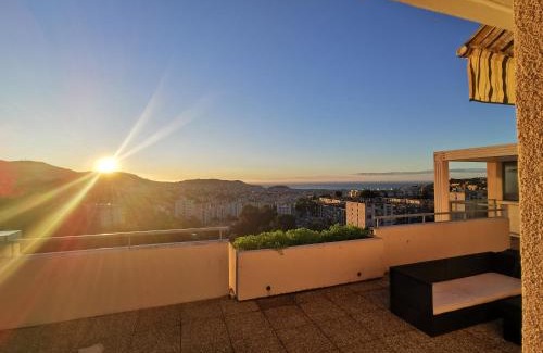 Le Ray Appartement | Bel appartement T3 au calme avec vue sur Nice