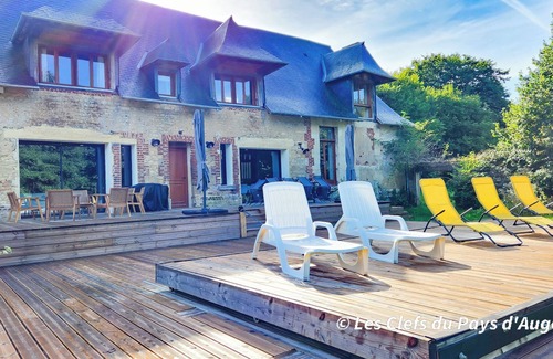 Beuvillers Maison | Belle maison de campagne aux portes de Lisieux, piscine, 10 à 14 personnes