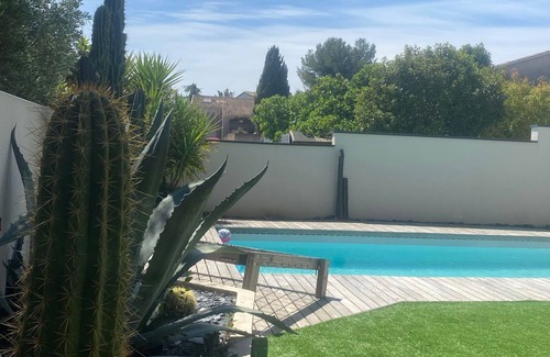 Cournonterral Maison | Belle villa avec piscine en bord de garrigue