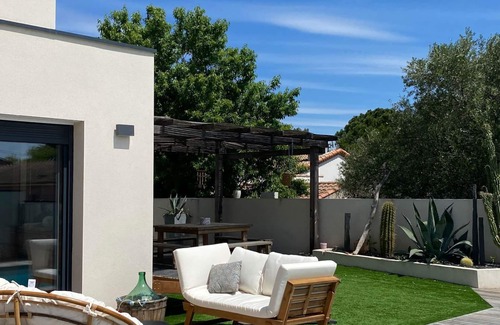 Cournonterral Maison | Belle villa avec piscine en bord de garrigue