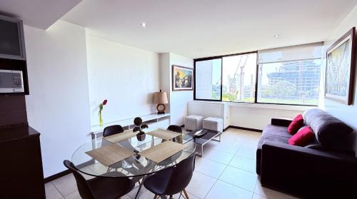 Puerto Santa Ana Appartement | Bellini 3, Puerto Santa Ana, Suite Ejecutiva con vista, lavadora, secadora, wiffi