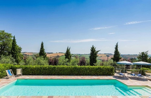 Mondavio Villa | Villa confortable à Mondavio avec piscine