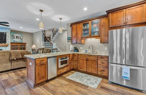 Westlake Corner Maison | BEST location on Smith Mtn lake! Waterfront home w POOL & Dock in no wake zone.