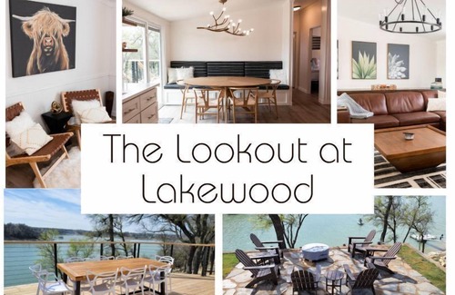 Lake Bridgeport Maison | Best Location! Private Dock, Arcade, Spectacular Views, Game Room, Media Room, Firepit! The Lookout