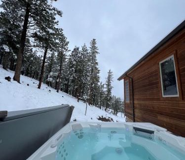 Evergreen Maison | BEST VIEWS! Luxury Mountain Home - Saltwater HotTub, Firepit, BBQ- Close to Trails, Red Rocks