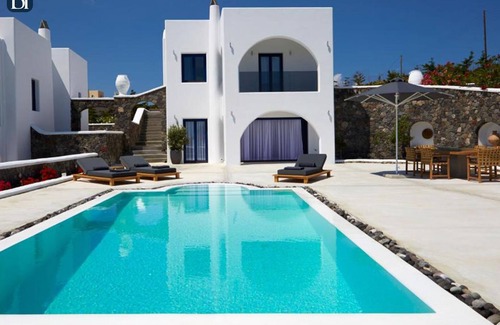 Exo Gialos Villa | BH322 - C - Villa Santorini / coordinates: 36.422736, 25.455346