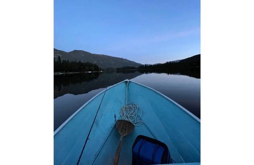 Troy Cabine | Big A-Frame Lake Front House w/ Kick Ass Views