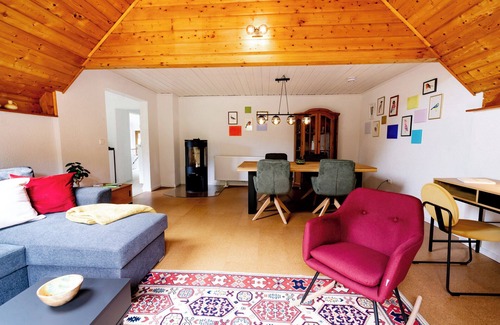 Darstein Appartement | birds-nest holiday home palatian forest balcon wood stove