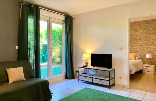Blagnac Appartement | Blagnac : appartement T2 avec jardin, parking et climatisation