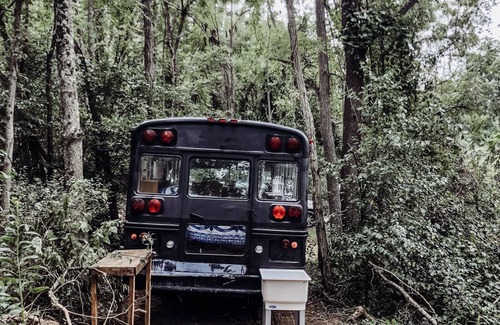 Pulaski Maison | Maison de lits superposés en blanc pour le bus n ° 23