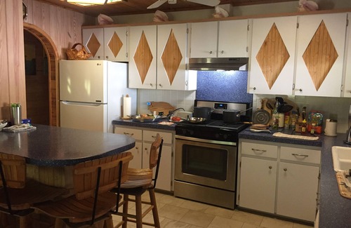 Man O War Cay Maison | Blue Sargasso Cottage, Man O War 3BR / 3BA avec Dock à proximité